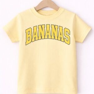 New Savannah Bananas Yellow Toddler Shirt, 4T